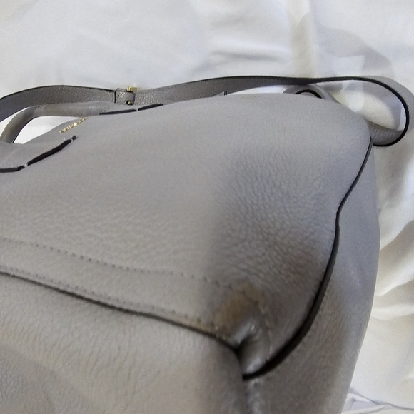 Furla Gray Leather Tote Bag - Picture 8 of 13